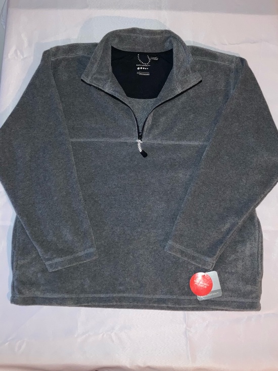 Prospirit Other - Prospirit Dark Gray Half-Zip Fleece Pullover